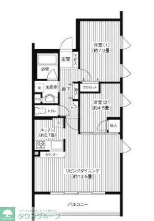 シエールグラン上池台の物件間取画像